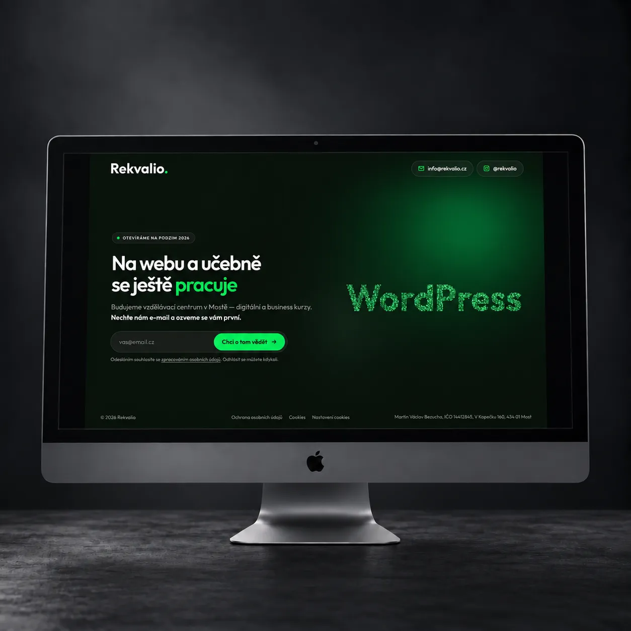 Náhled webu Rekvalio